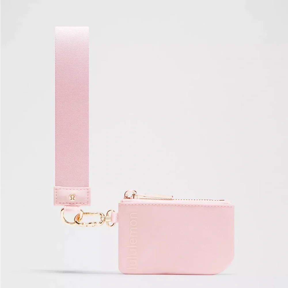 Lululemon Dual Pouch Wristlet- Blissful Pink/Light Ivory